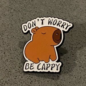 Cute Capybara Enamel Pin